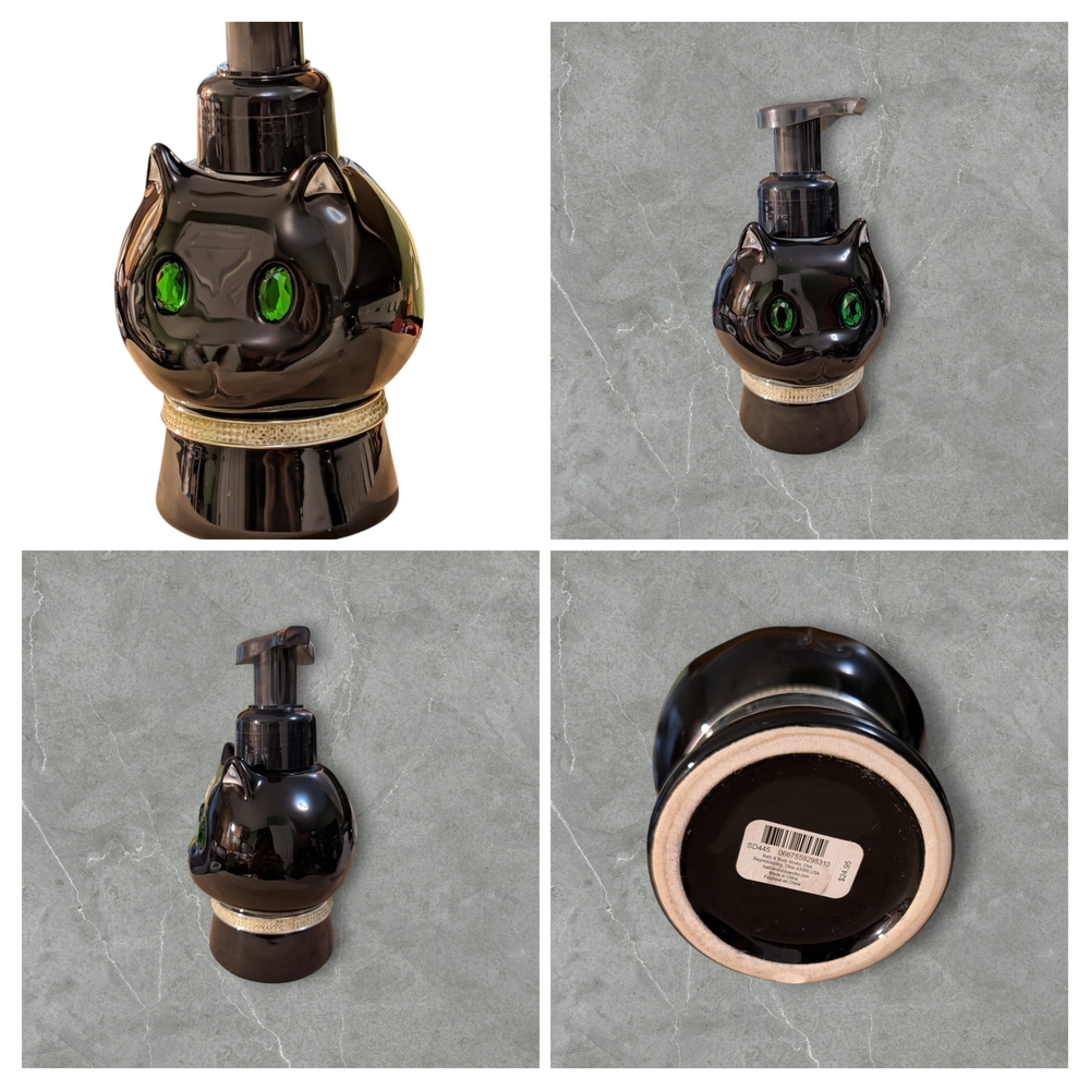 Black Cat Soap Dispenser